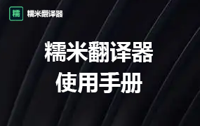 【糯米翻译器】使用手册